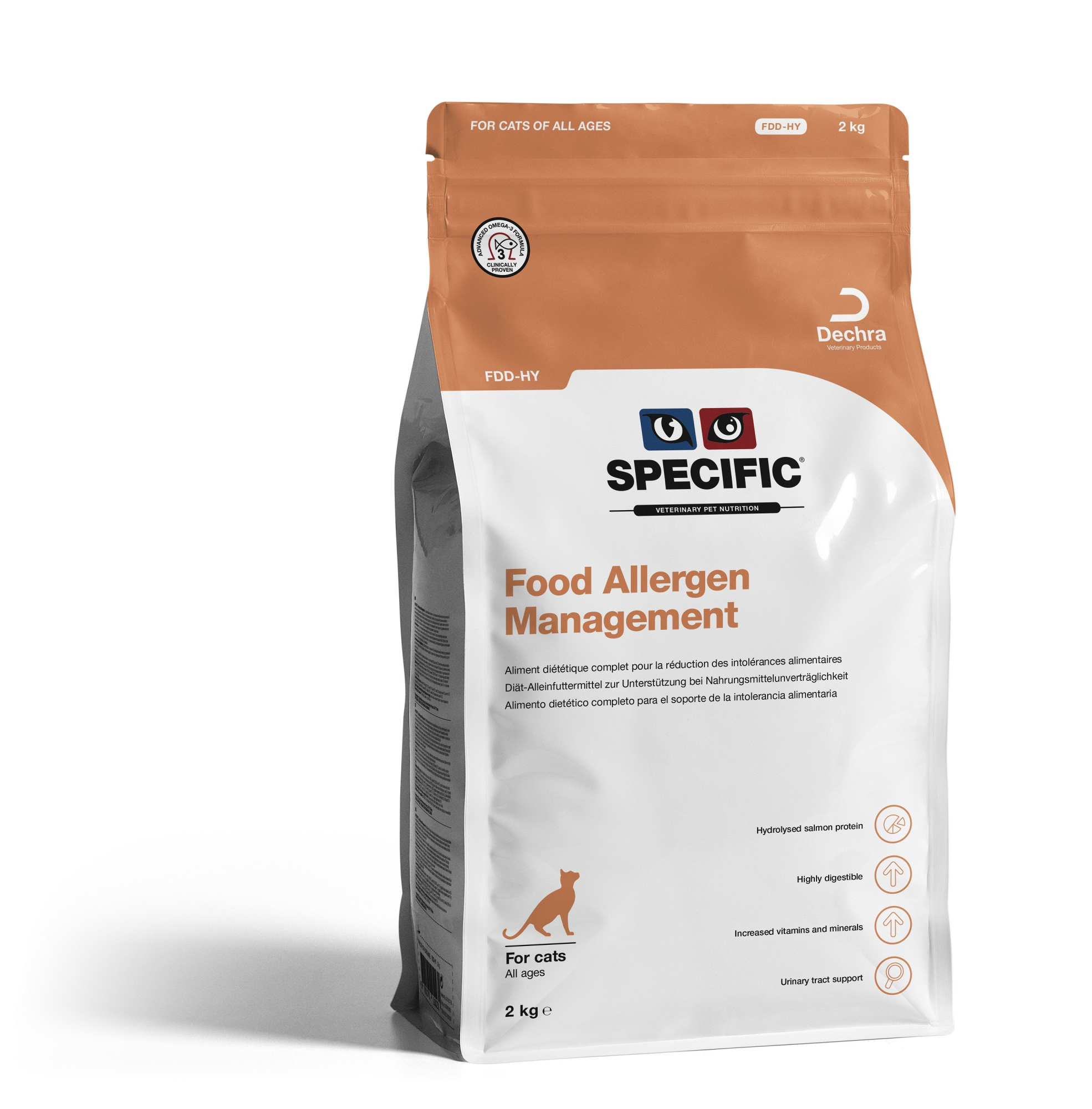 SPECIFIC FDD-HY Food Allergen Management para gatos adultos sensibles