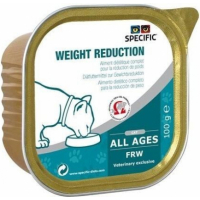 Pack de 7 Patés SPECIFIC FRW Weight Reduction 100g para Gato Adulto con sobrepeso