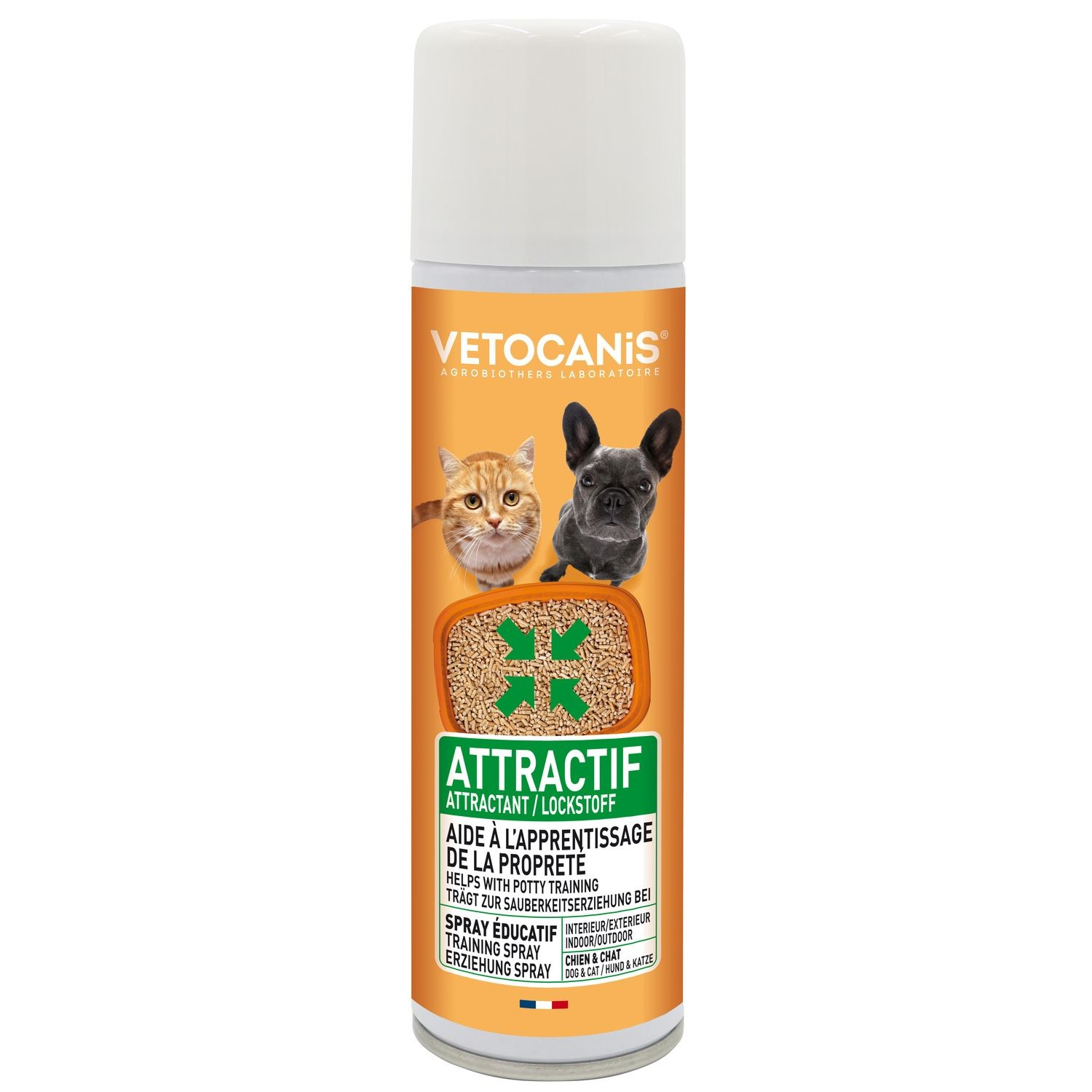 Vétocanis Aantrekkelijke spray voor honden en katten