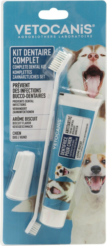 Vetocanis Zahnpflegeset Plak Fighter für Hund