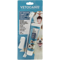 Vétocanis kit hygiène dentaire Plak Fighter pour chien