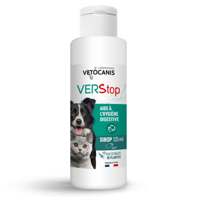 Vétocanis-Sirup gegen Würmer 125ml Hund / Katze