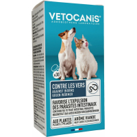 Vetocanis vermífugo natural para perros y gatos