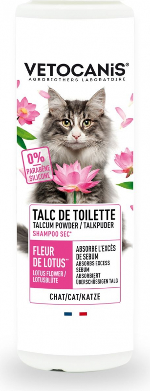 Droogshampoo voor katten, Vétocanis