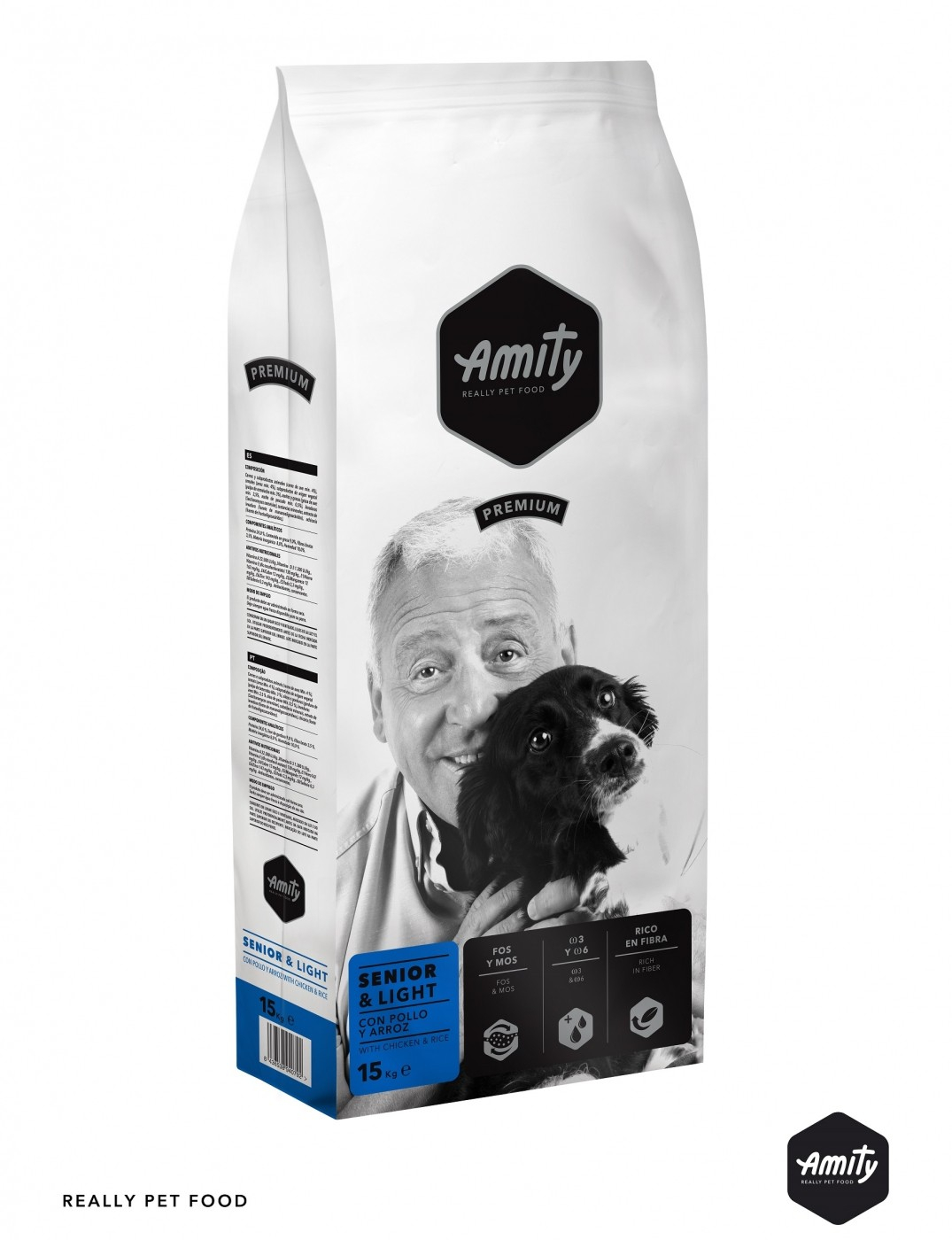 AMITY Premium Senior & Light para Perros mayores o con sobrepeso