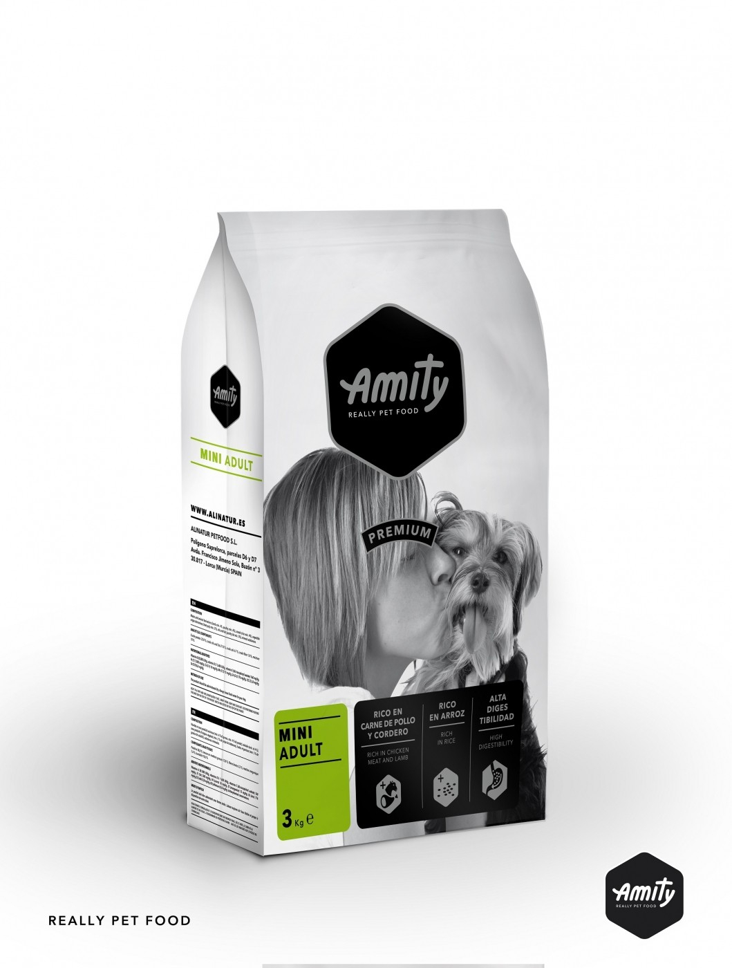 AMITY Premium Mini Adult Frango & Cordeiro para Cão Adulto de pequeno tamanho