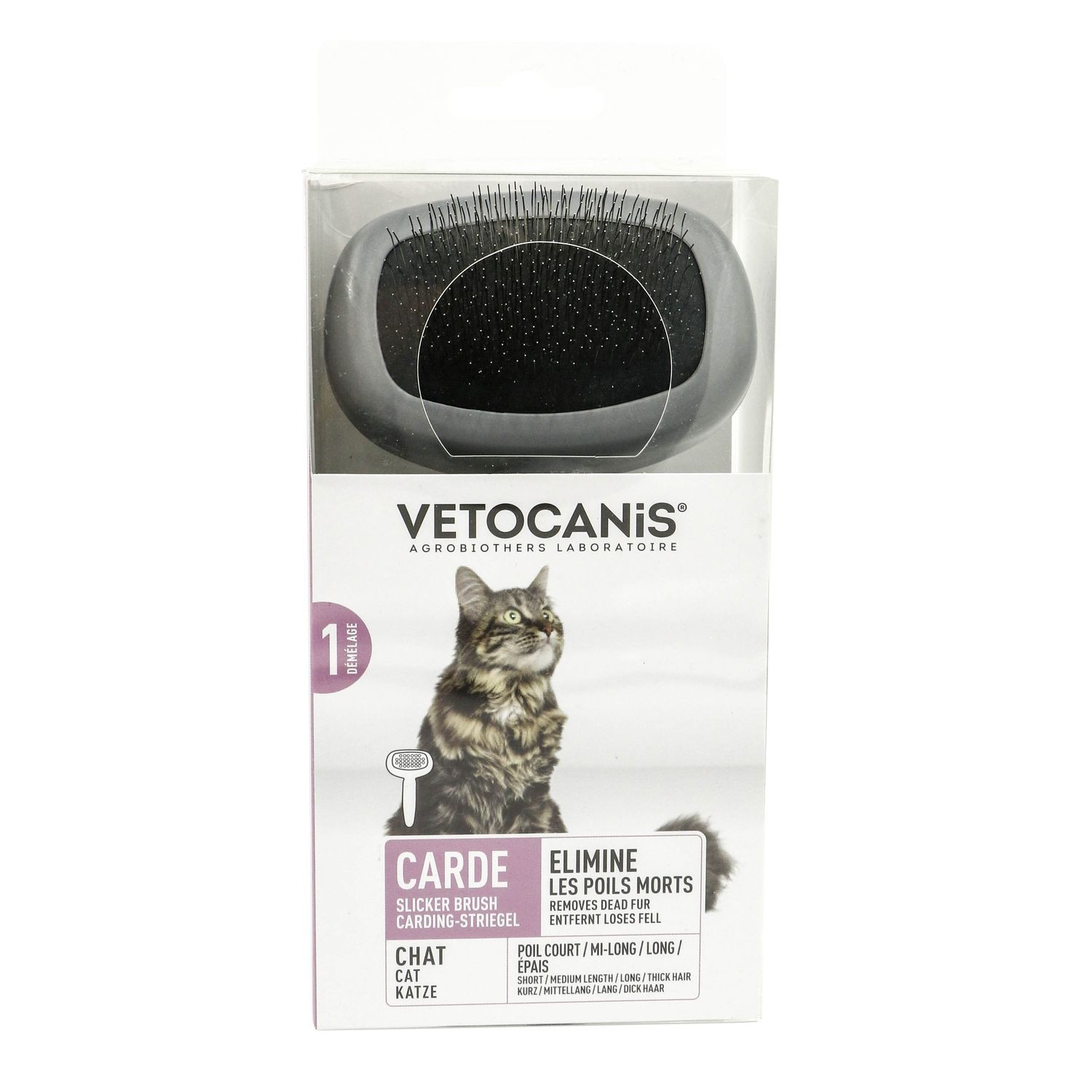 Vétocanis Fellbürste für Katzen