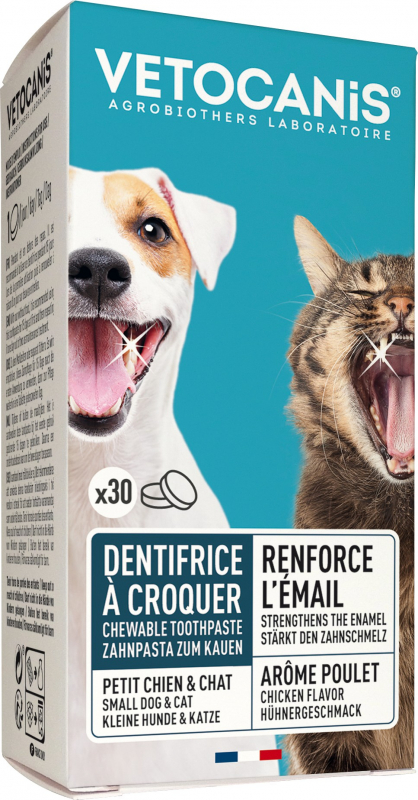 Vétocanis - Dentifrice à croquer Plak Fighter pour chat 