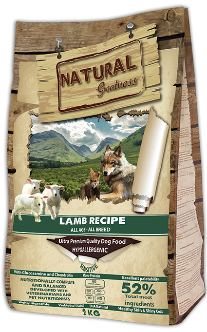 NATURAL GREATNESS Sensitive Lamb Sem Cereais com Cordeiro para Cão Adulto Sensível