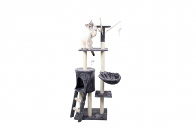 Arbre à chat - 138cm - Zolia Joy - station de jeu complète et de couchage 