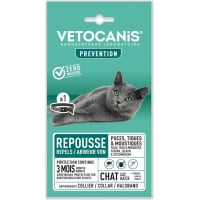 Vetocanis collier antiparasitaire chat 