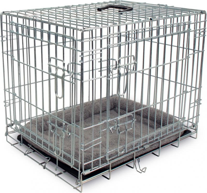 Cage de transport pliable, double porte avec coussin inclus Zolia Koda Comfort 