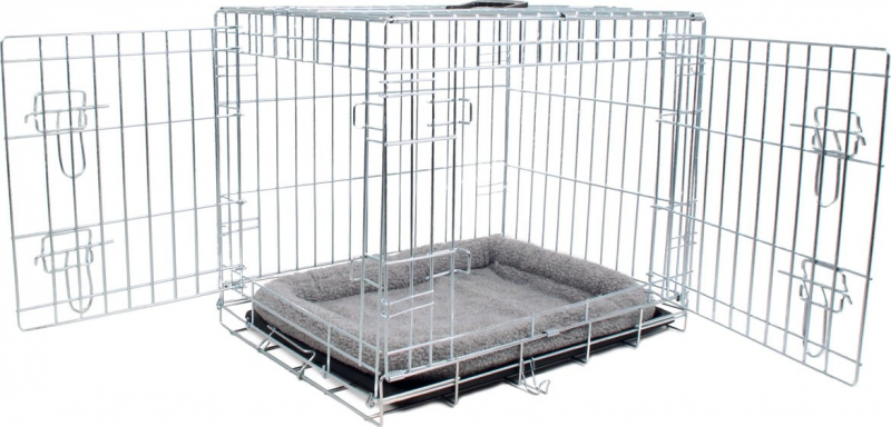 Cage de transport pliable, double porte avec coussin inclus Zolia Koda Comfort 