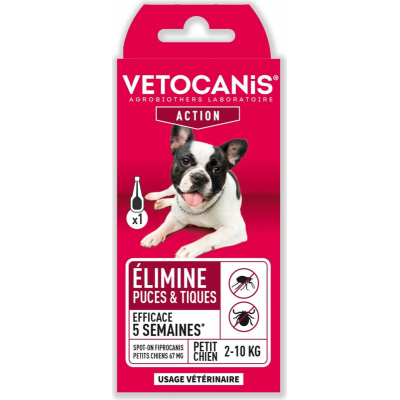 Vétocanis SPOT ON Fipronil pour chien