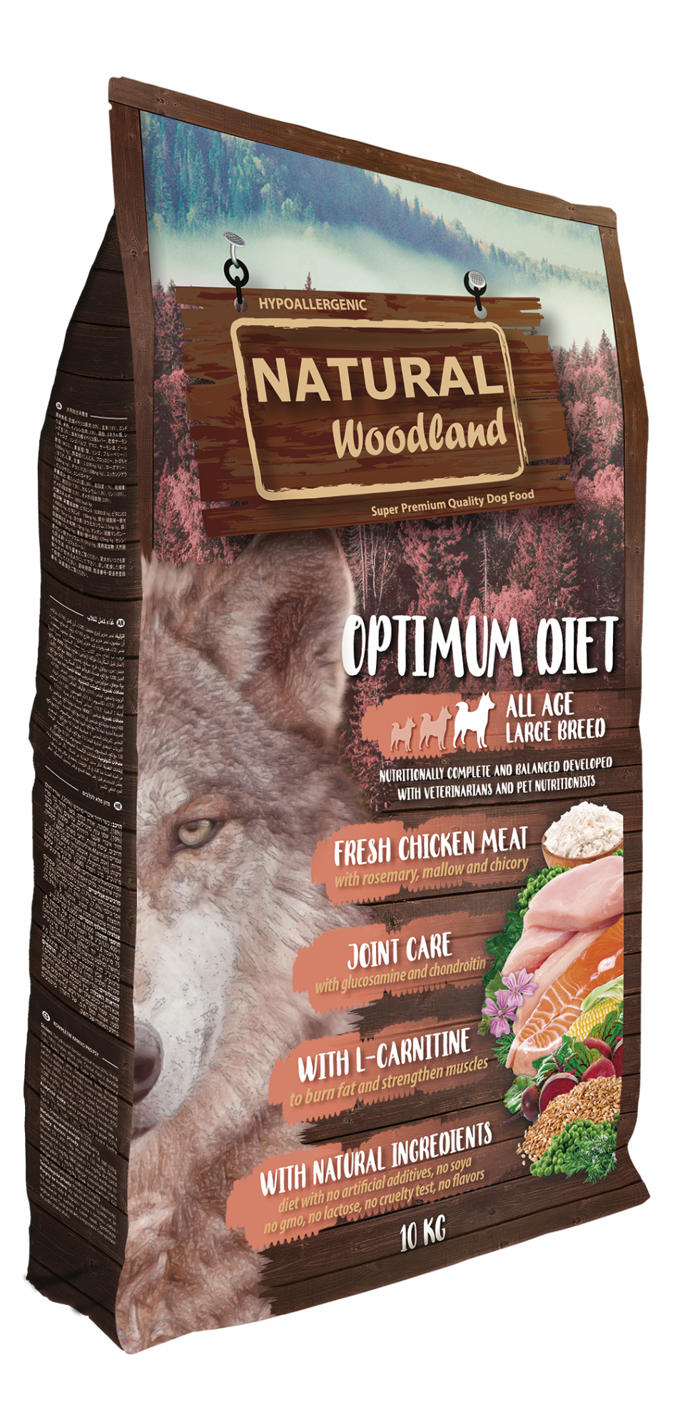 NATURAL GREATNESS Optimum Maxi mit Geflügel für große Hunde und Welpen