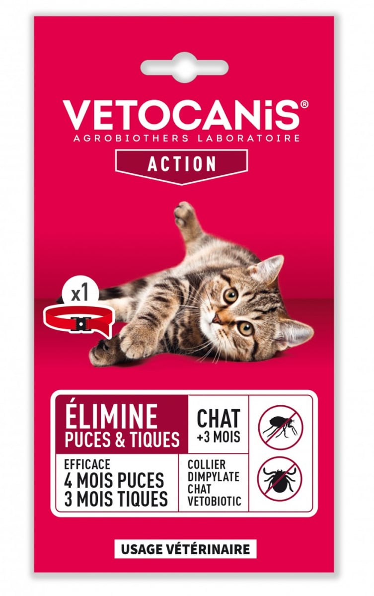 Delicioso nudo Arrestar Vetobiotic collar Dimpilato para gato