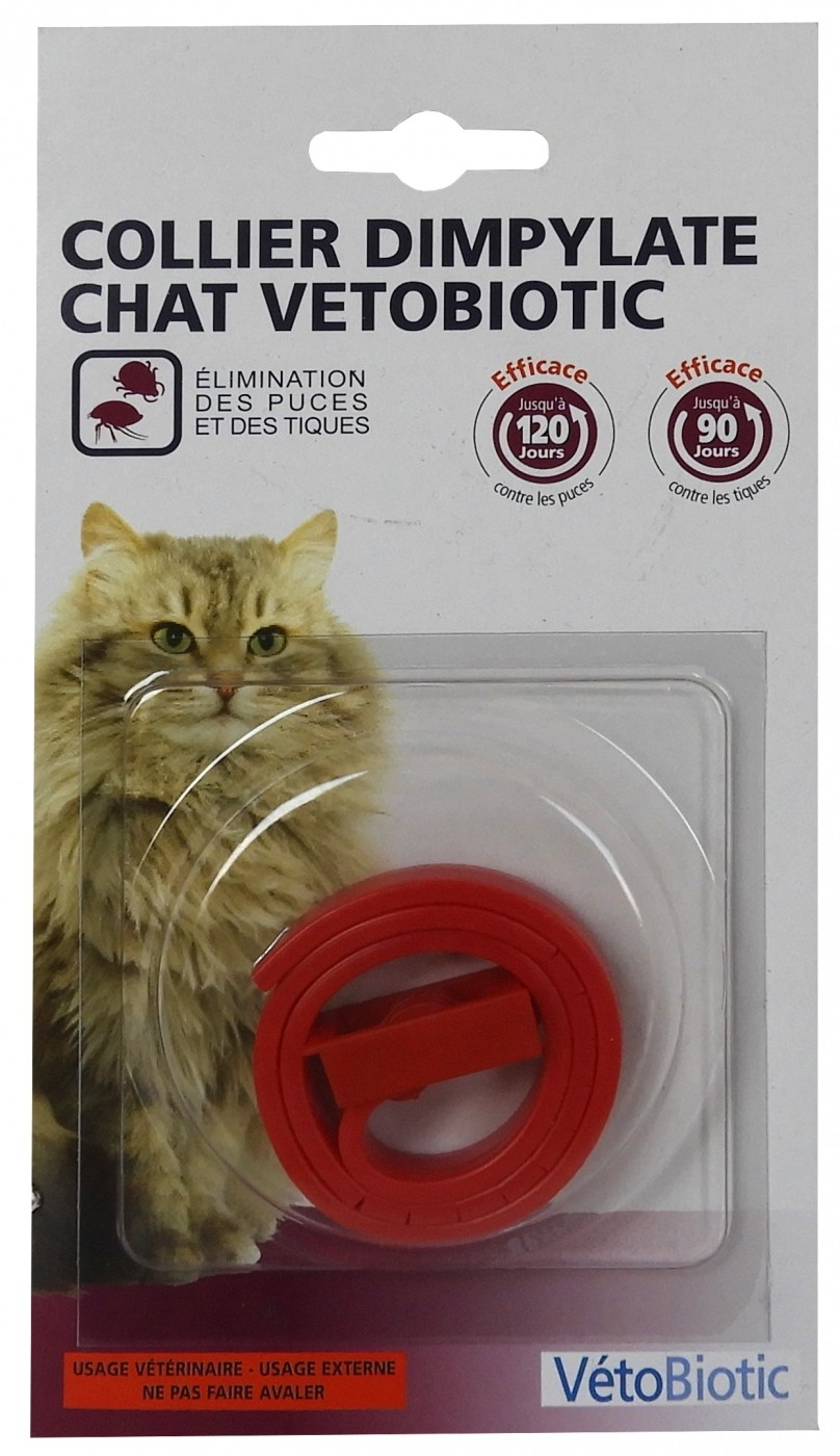 Vétobiotic vlooienband voor katten met Dimpylaat