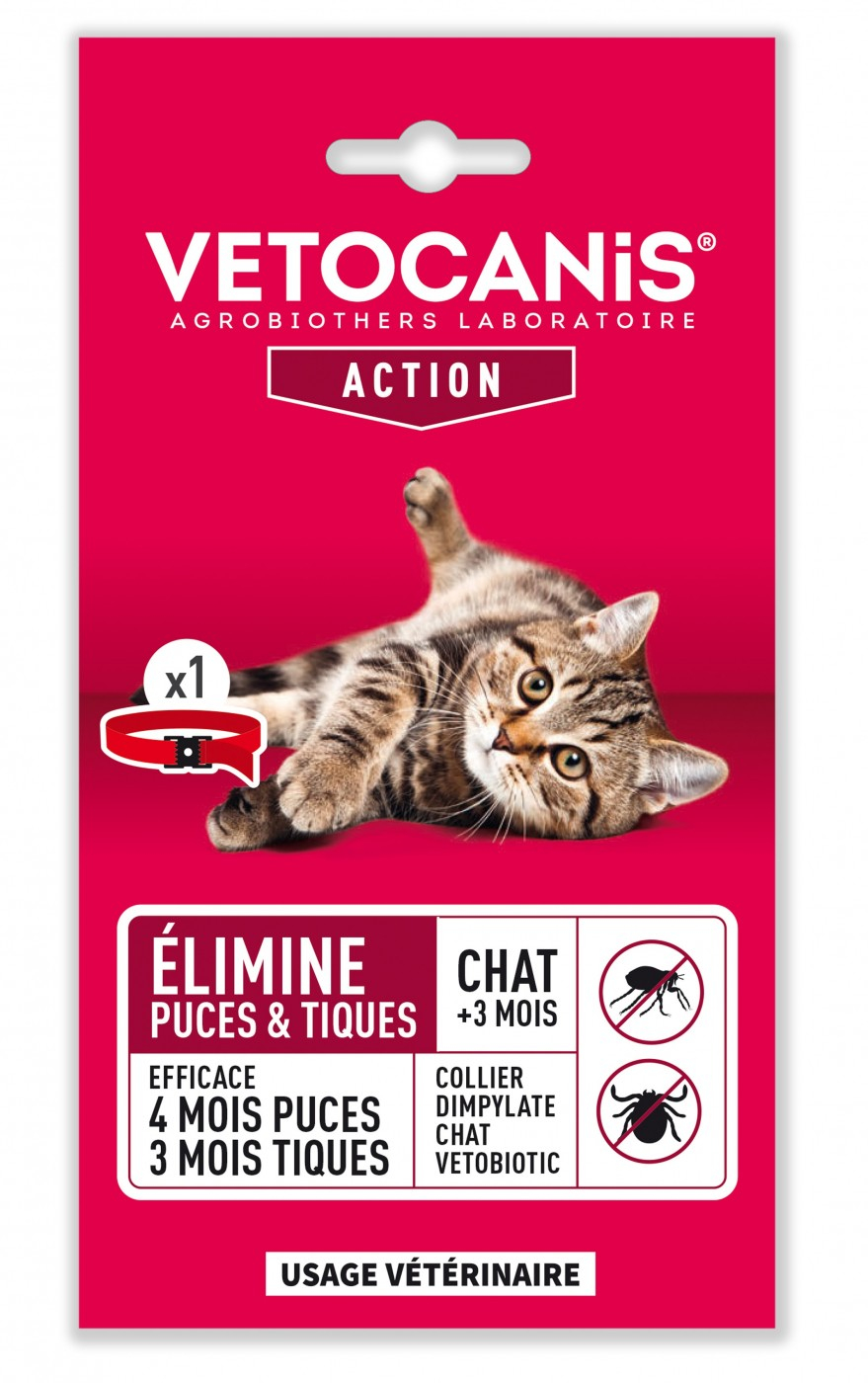 Vetocanis Action collar antiparasitario para gatos