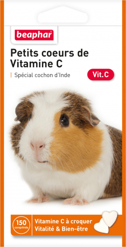 Friandises vitamine C pour cochon d'inde en sachet de 50 g