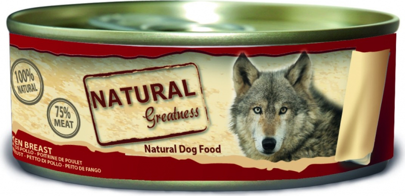 NATURAL GREATNESS 156gr Comida húmeda para perros 100% natural - 5 recetas