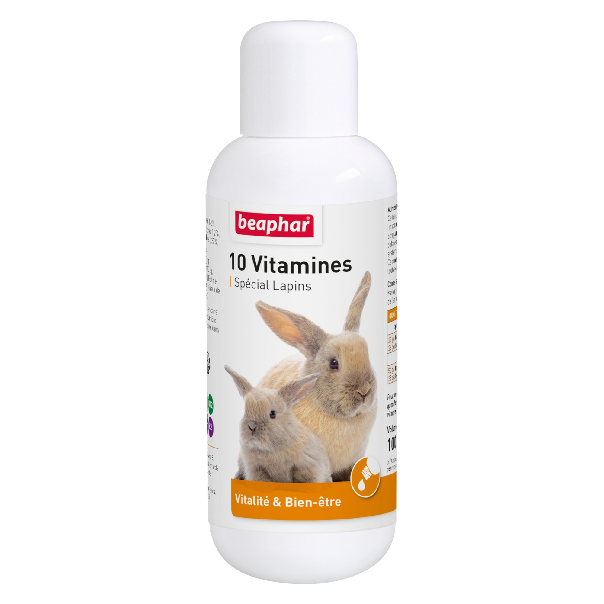 Complexe de 10 vitamines pour lapins
