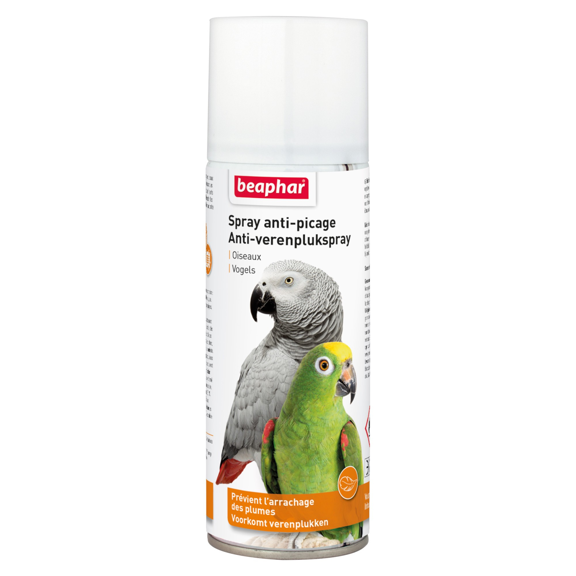 Spray anti deplumazione per tutti le specie d'uccelli