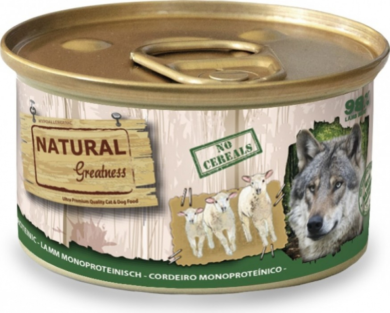 Nassfutter NATURAL GREATNESS Single Protein Adult für sensible Hunde