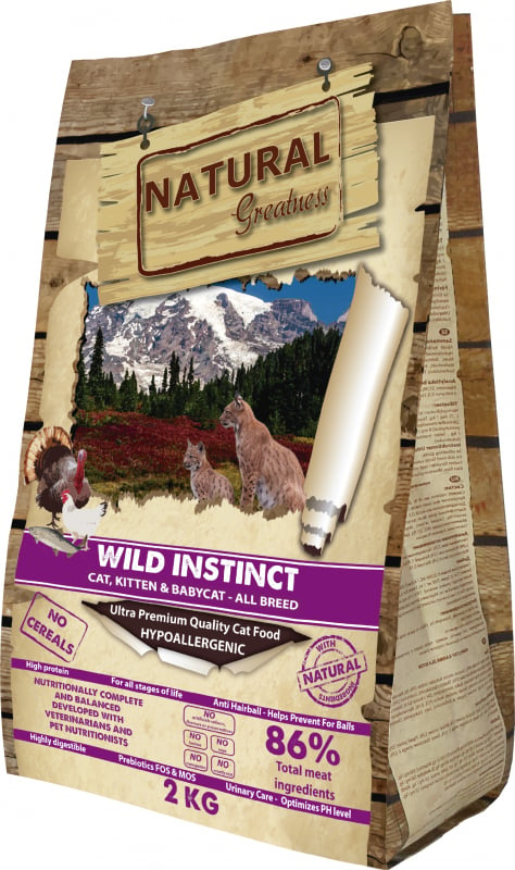 NATURAL GREATNESS Wild Instinct per Gatti Adulti & Gattini