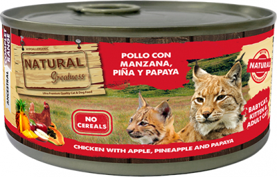 NATURAL GREATNESS Complet No Cereals para gatos - varias recetas