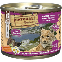 NATURAL GREATNESS 200gr Comida húmeda para gatos sin cereales - 3 sabores