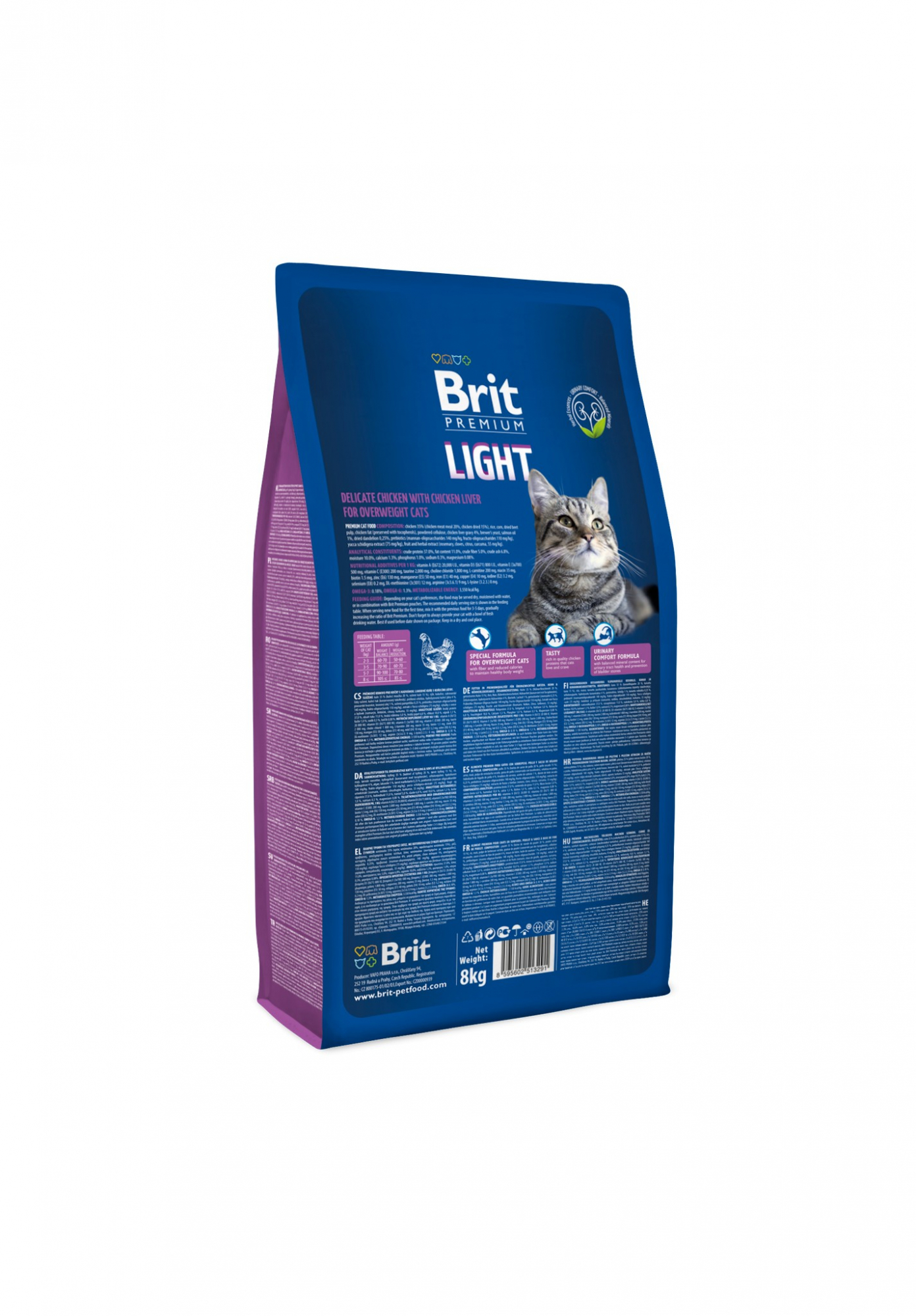 BRIT PREMIUM Adult Light Pienso para gatos con sobrepeso