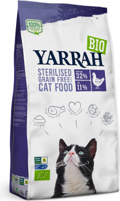 YARRAH Bio Sterilised Pienso ecológico para gatos adultos esterilizados