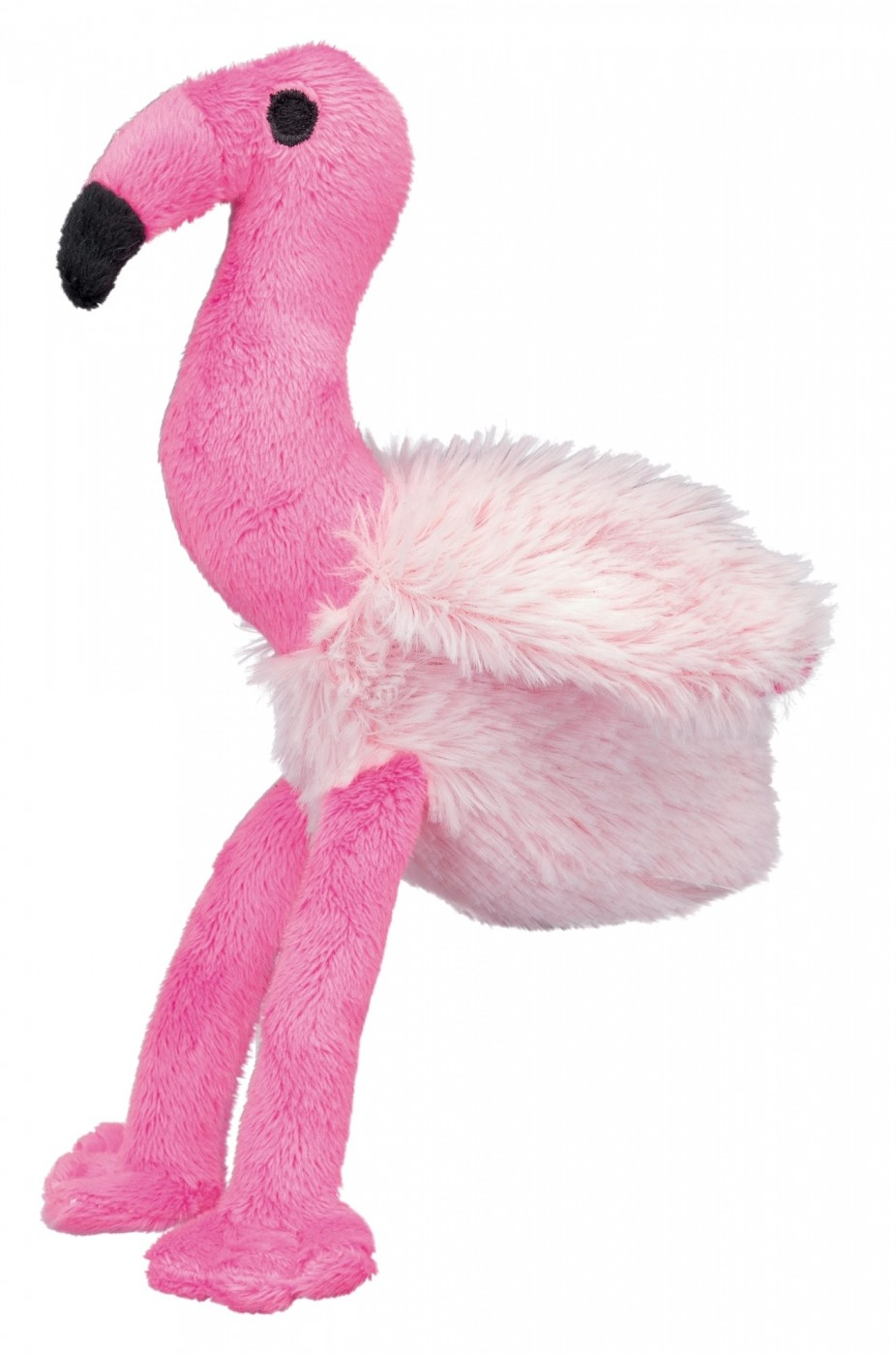 Flamingo Plüschtier Quietschi für Hunde