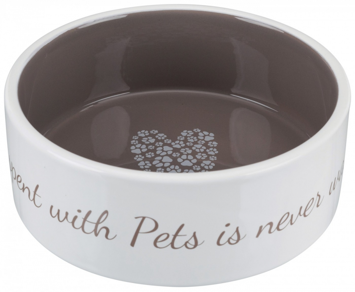 Pet's Home Comedero cerámica para perro o gato - 2 colores diferentes
