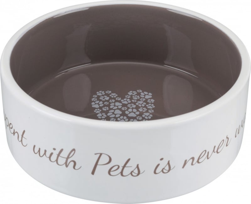 Pet's Home Ecuelle céramique pour chien ou chat - 2 coloris