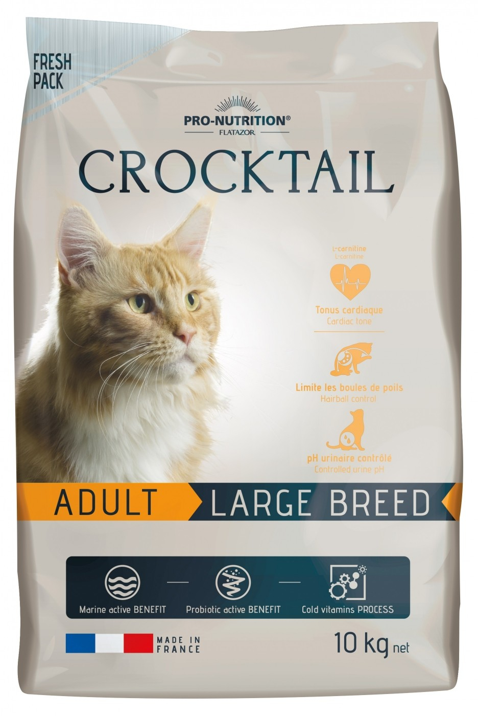 Flatazor CROCKTAIL Adult Large Breed para gatos de razas grandes