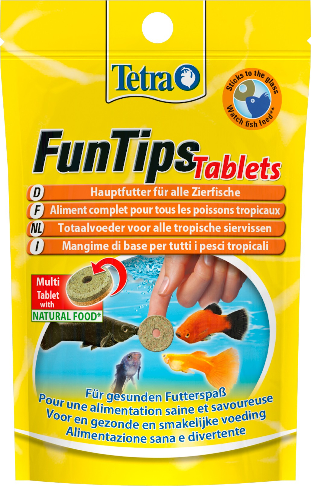 Tetra FunTips Tablets para peces de acuario