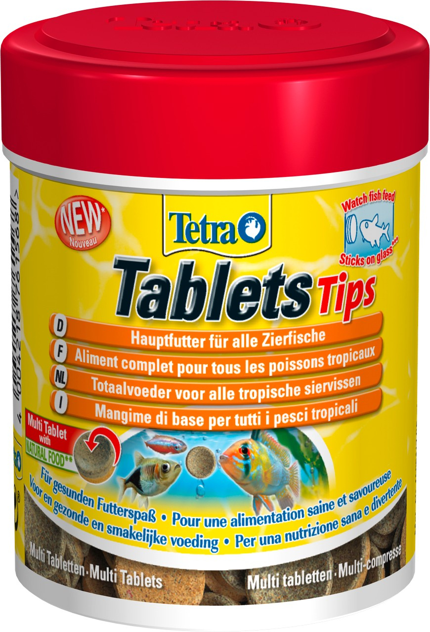 Tetra FunTips Tablets para peces de acuario
