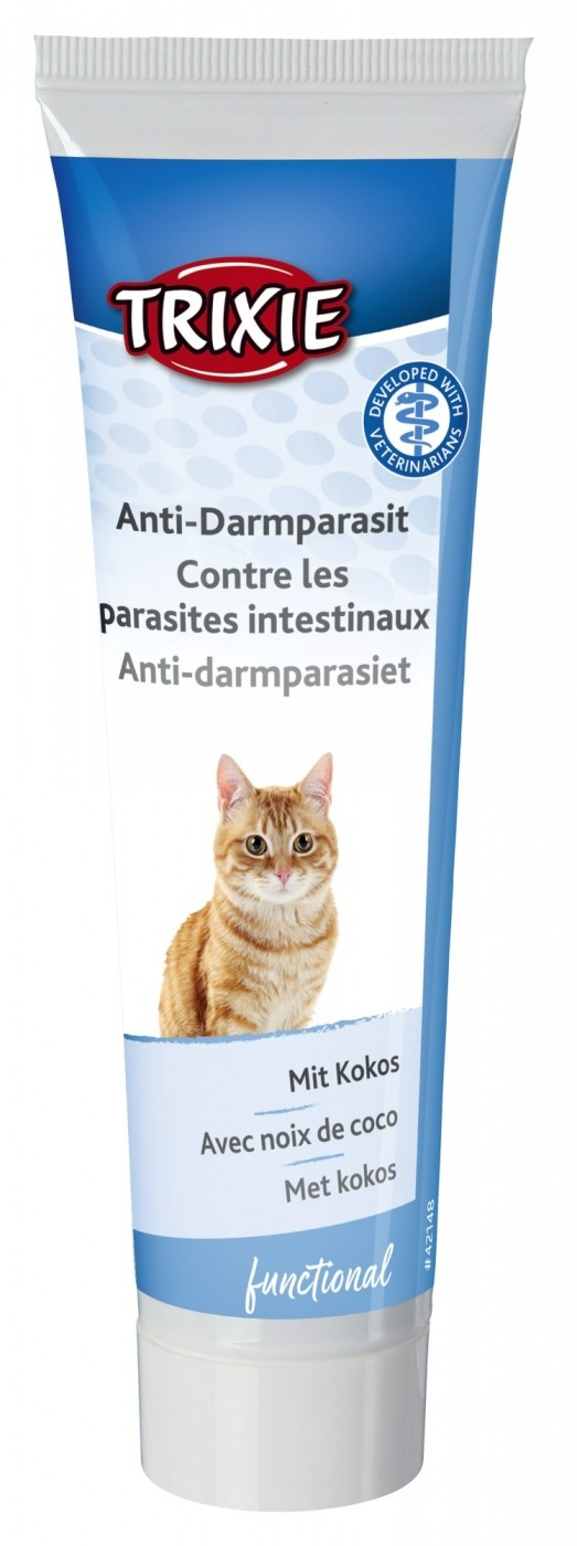 Integratore alimentare contro i parassiti intestinali per gatti adulti
