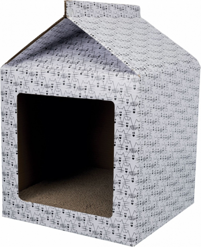 Maison En Carton Griffoir Pour Chat