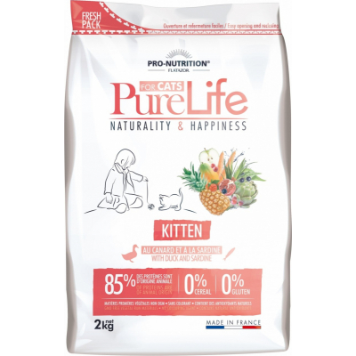 PRO-NUTRITION Pure Life Sans Céréales Kitten pour Chaton