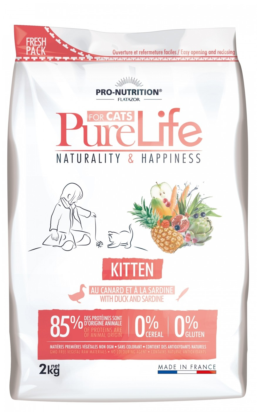 PRO-NUTRITION Flatazor Pures Leben ohne Getreide Kitten für Kätzchen