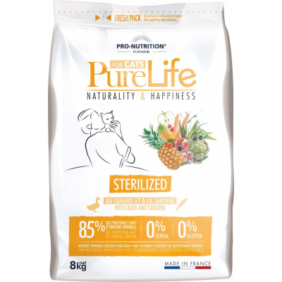 PRO-NUTRITION Pure Life Sin Cereales Sterilized para gatos esterilizados