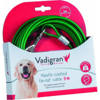 Cable de enganche revestido de plástico para perro