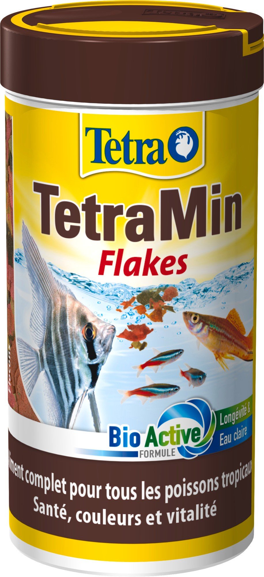 Flocos Tetra TetraMin para peixes tropicais de 100ml a 10L