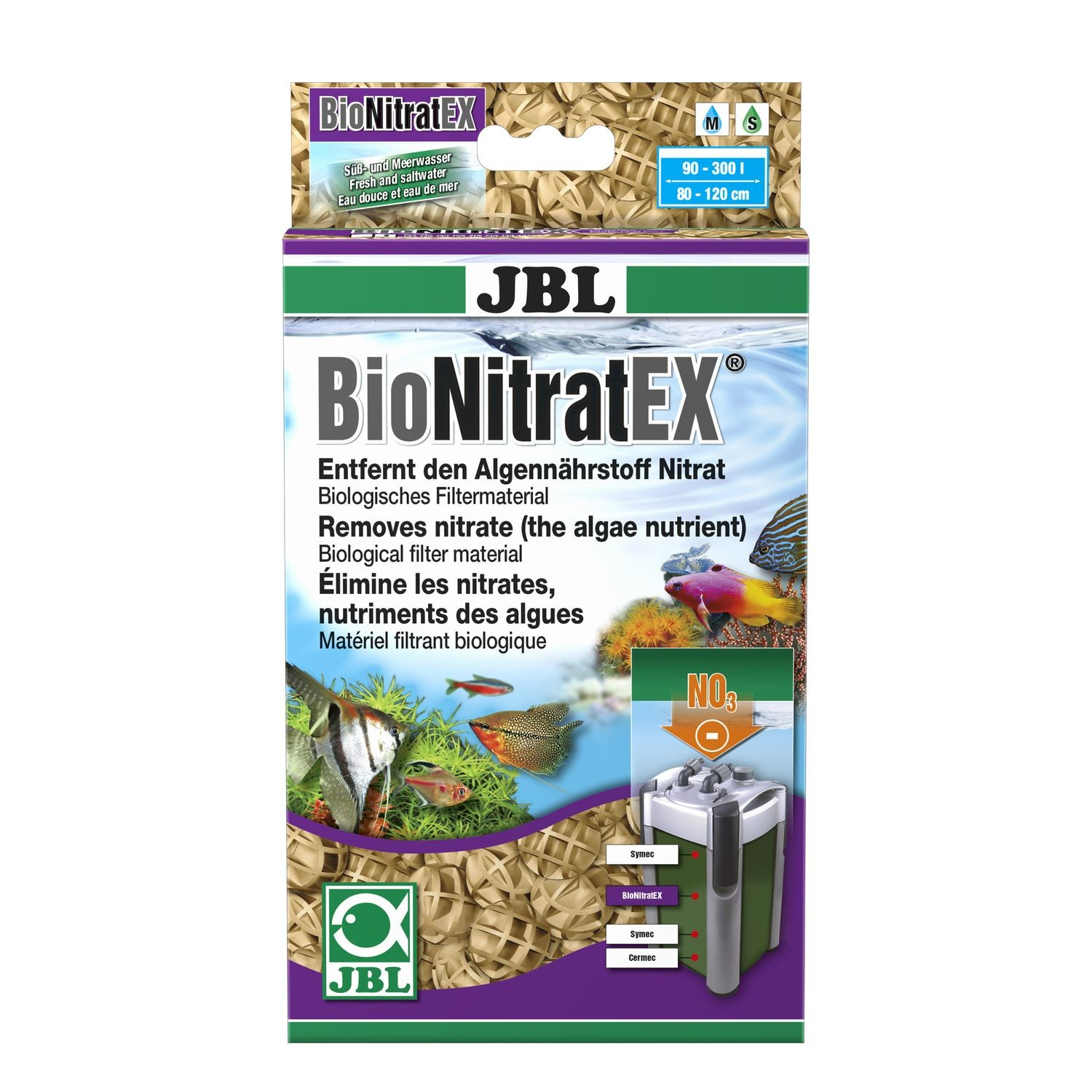 JBL BioNitratEx Eliminação biológica de nitratos para aquário