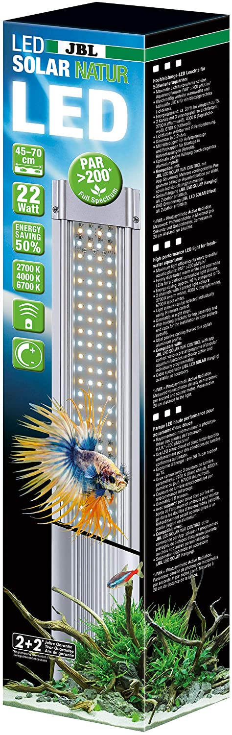 JBL Led Solar Natur Lámpara LED alto rendimiento para acuarios de agua dulce
