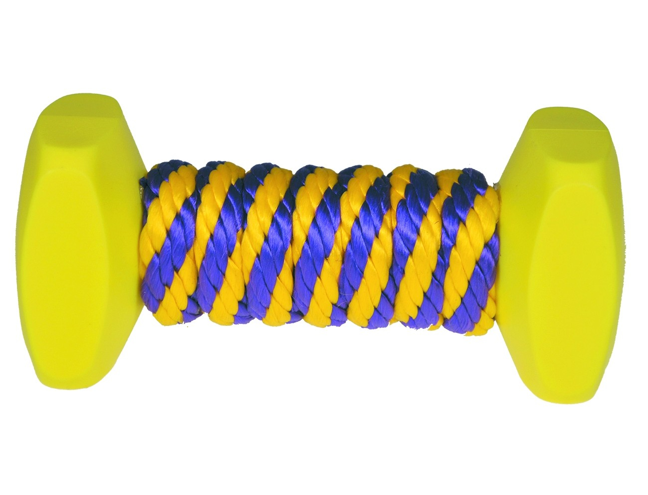 Spielzeug Kunststoff-Hantel mit Nylon Seil für Hundetraining