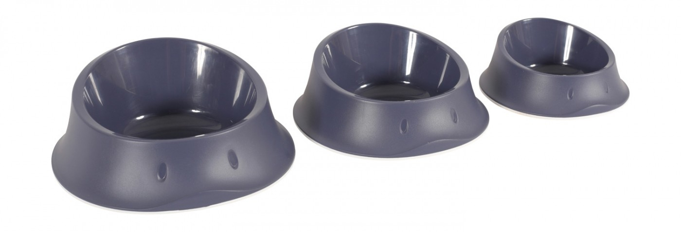 Kunststof voerbak Smart Bowl antislip blauw