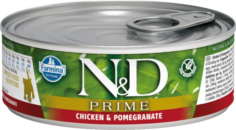 FARMINA N&D Prime Grain free comida húmeda para gatos - 4 recetas